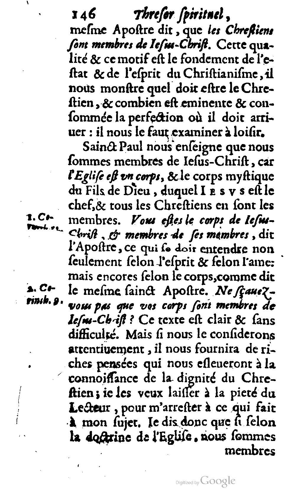 1646 - Antoine Cellier et Pierre Compagnon - Trésor spirituel contenant les obligations - BM Lyon 1646 - Antoine Cellier et Pierre Compagnon - Trésor spirituel contenant les obligations - BM Lyon