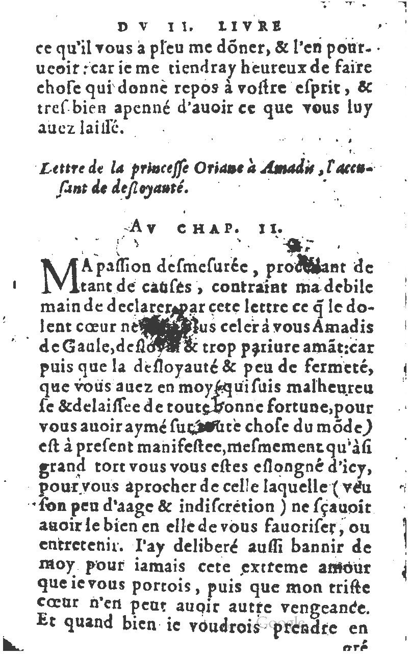 1582 - Jean Huguetan - Trésor des Amadis T. 1 - BM Lyon