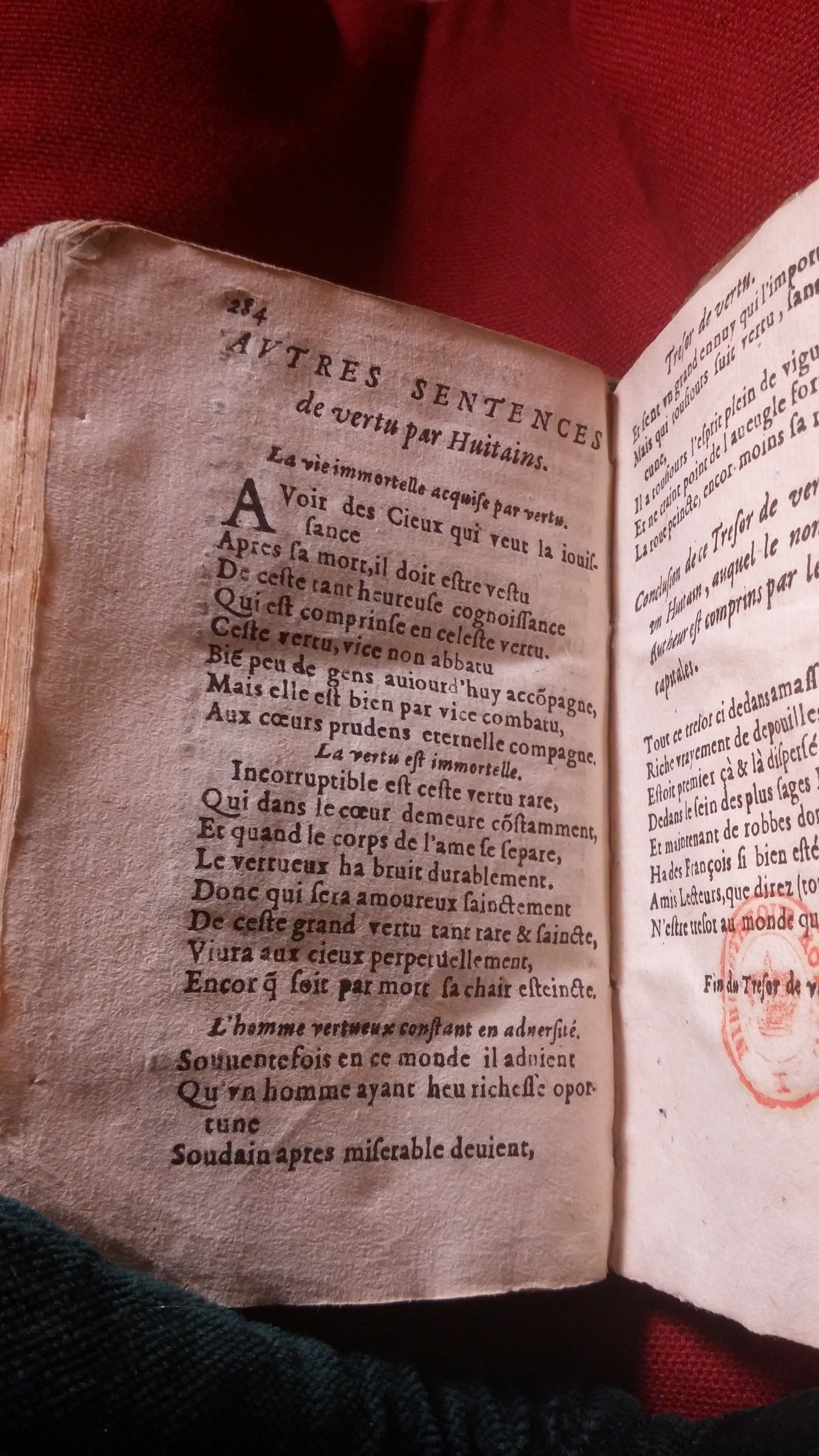 1583 - Benoît Rigaud - Trésor de vertu - BnF