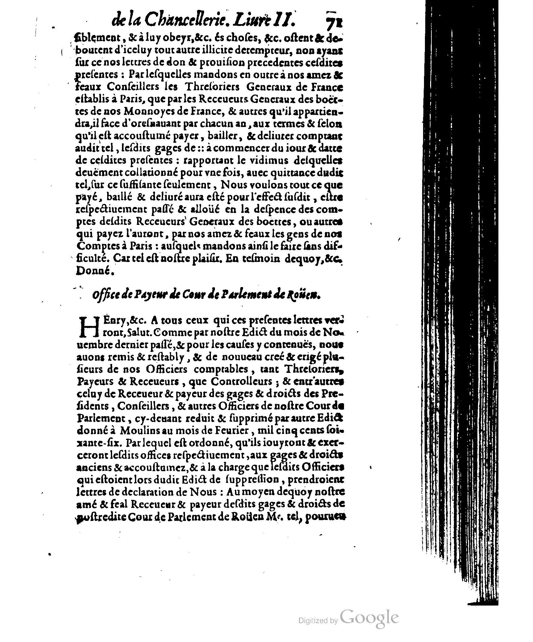 1614 - Jean Richer - Trésor du nouveau style et protocole de la chancellerie de France - BSB Munich