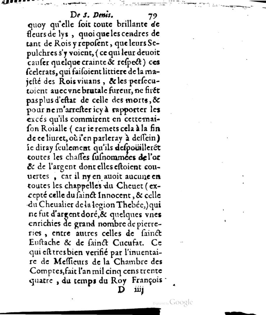 1636 - Jean Billaine - Trésor sacré ou inventaire des saintes reliques - British Library