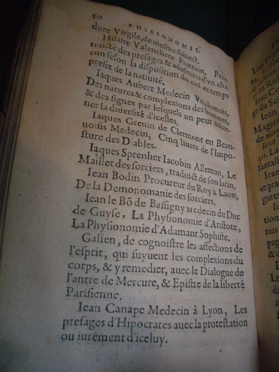 1602 - François Jacquin - Trésor des bons esprits français - BnF Arsenal