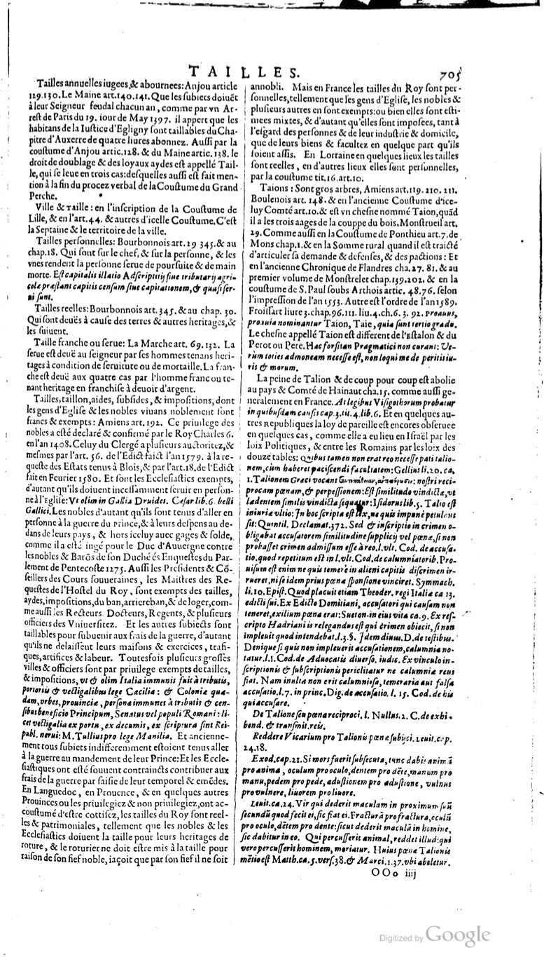 1629 - Veuve Nicolas Buon - Trésor du droit français (21754 T. 3) - BM Lyon