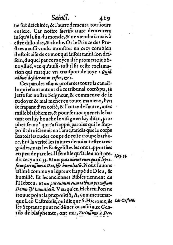 1607 - Nicolas Du Fossé - Trésor quadragésimal - T 02 - BM Lyon