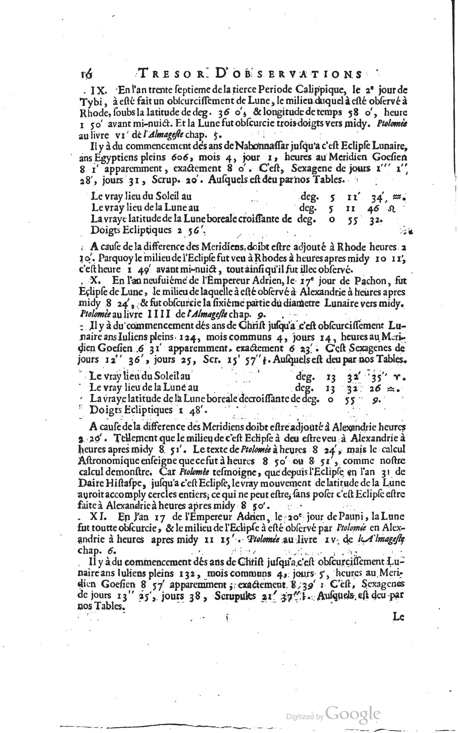 1634 - Zacharie Roman - Les Tables perpétuelles - Universiteit Leiden