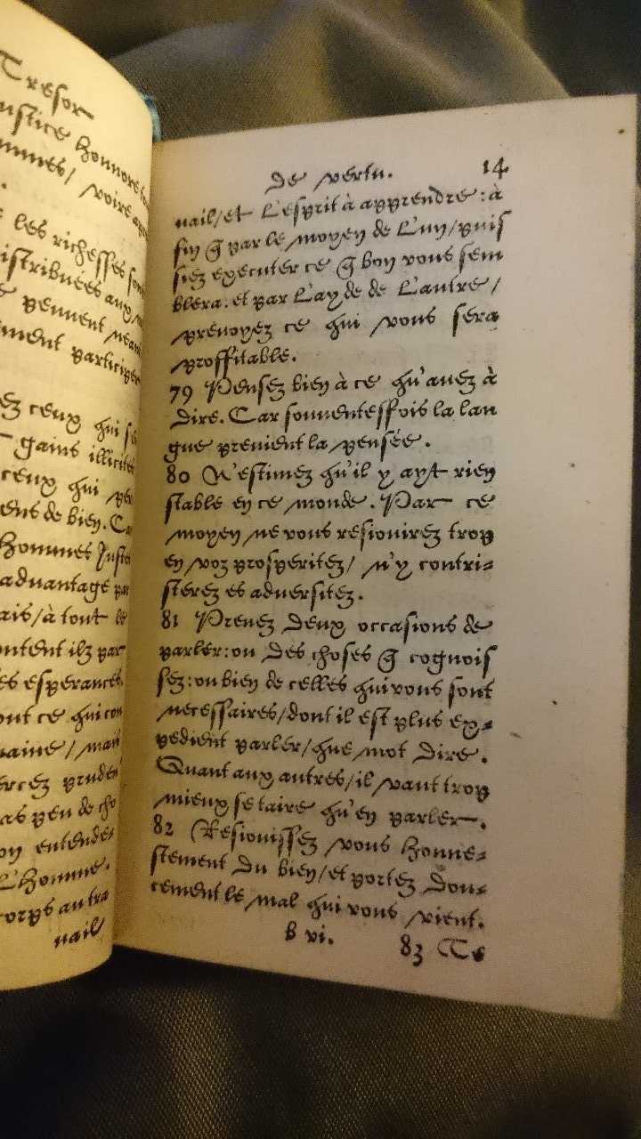 1560 - Jean Bellère - Trésor de vertu - British Library