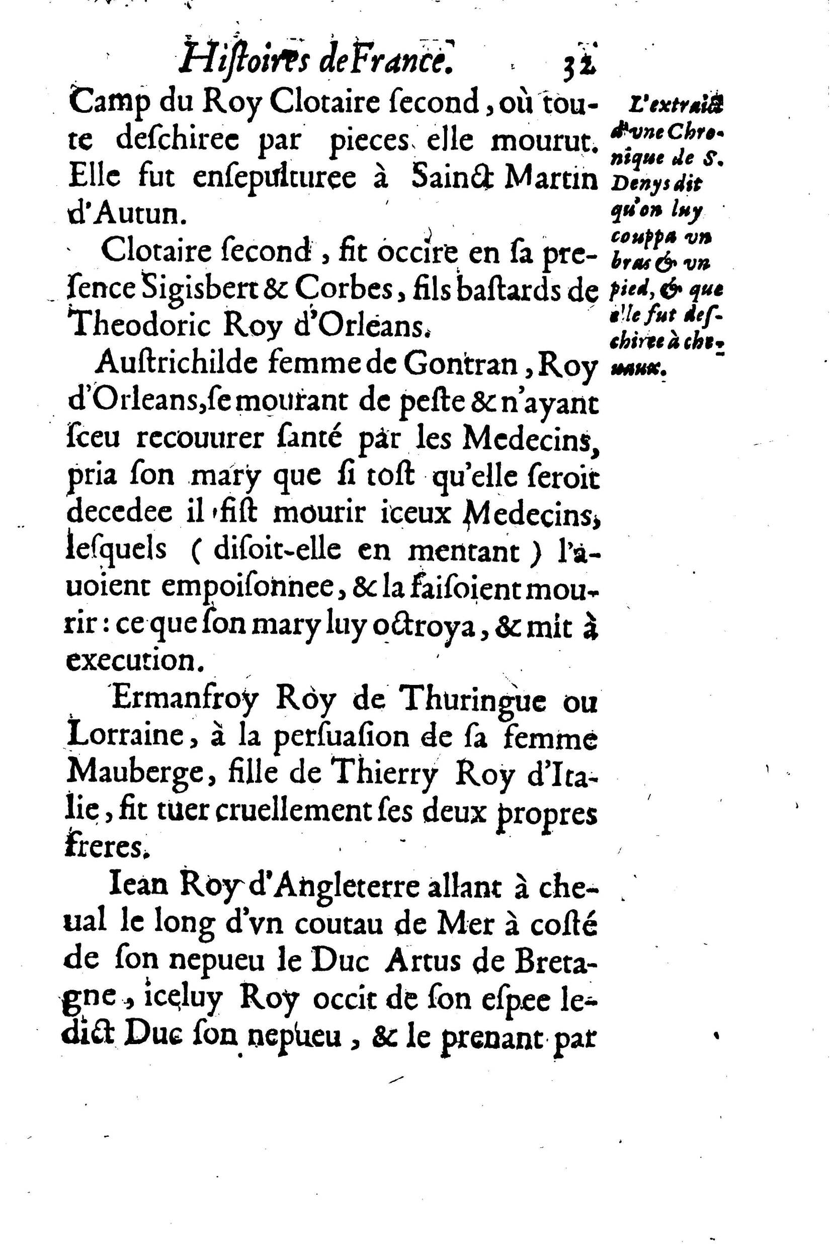 1633 - Jean Corrozet - Trésor des histoires de France - BM Lyon 1633 - Jean Corrozet - Trésor des histoires de France - BM Lyon