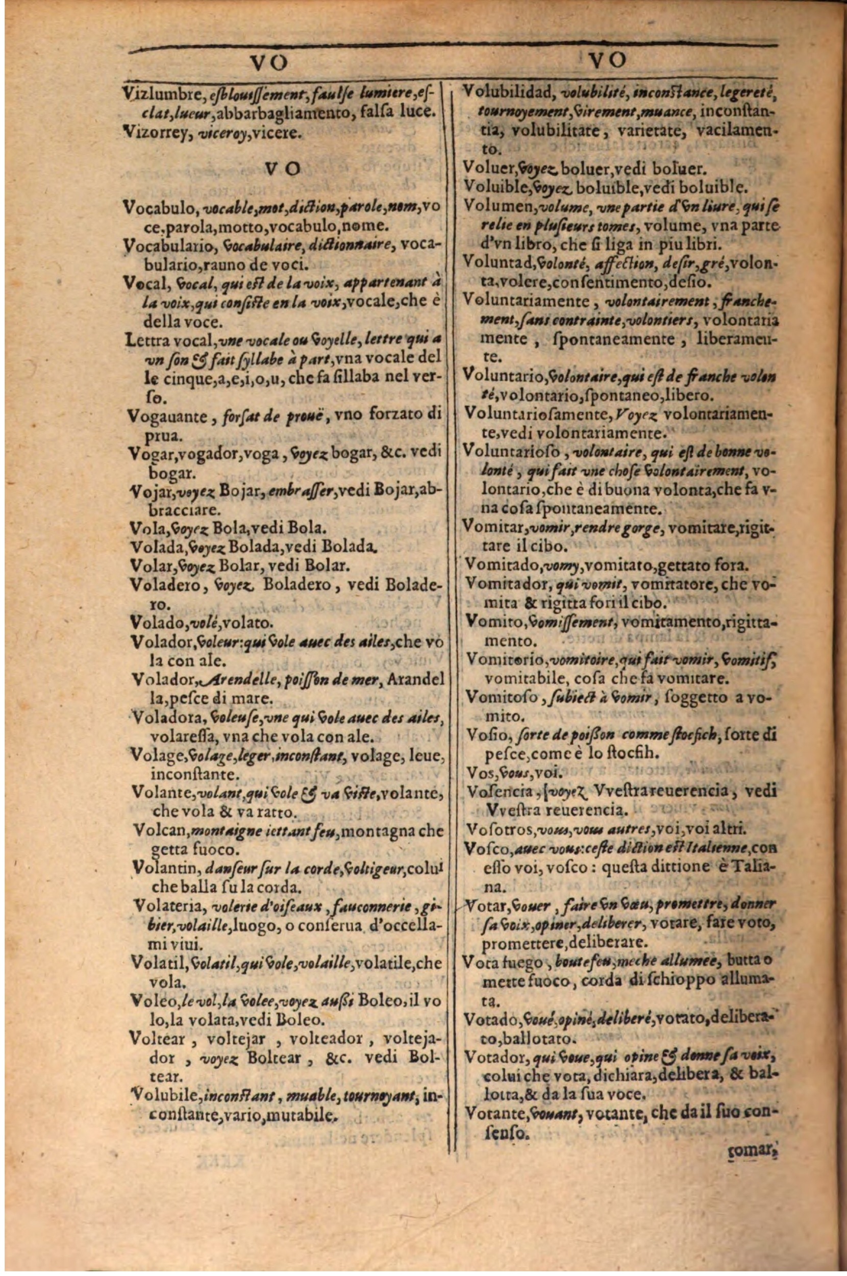 1609 - Philippe Albert et Alexandre Pernet - Trésor des trois langues française, italienne et espagnole (Première partie) - BSB Munich 1609 - Philippe Albert et Alexandre Pernet - Trésor des trois langues française, italienne et espagnole (Première partie) - BSB Munich