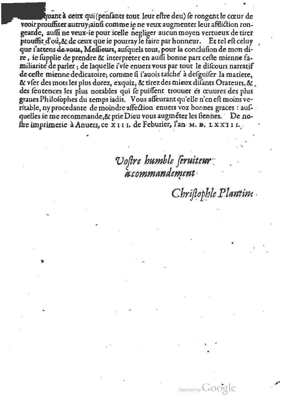 1573 - Christophe Plantin - Trésor du langage bas-allemand - BM Lyon 1573 - Christophe Plantin - Trésor du langage bas-allemand - BM Lyon