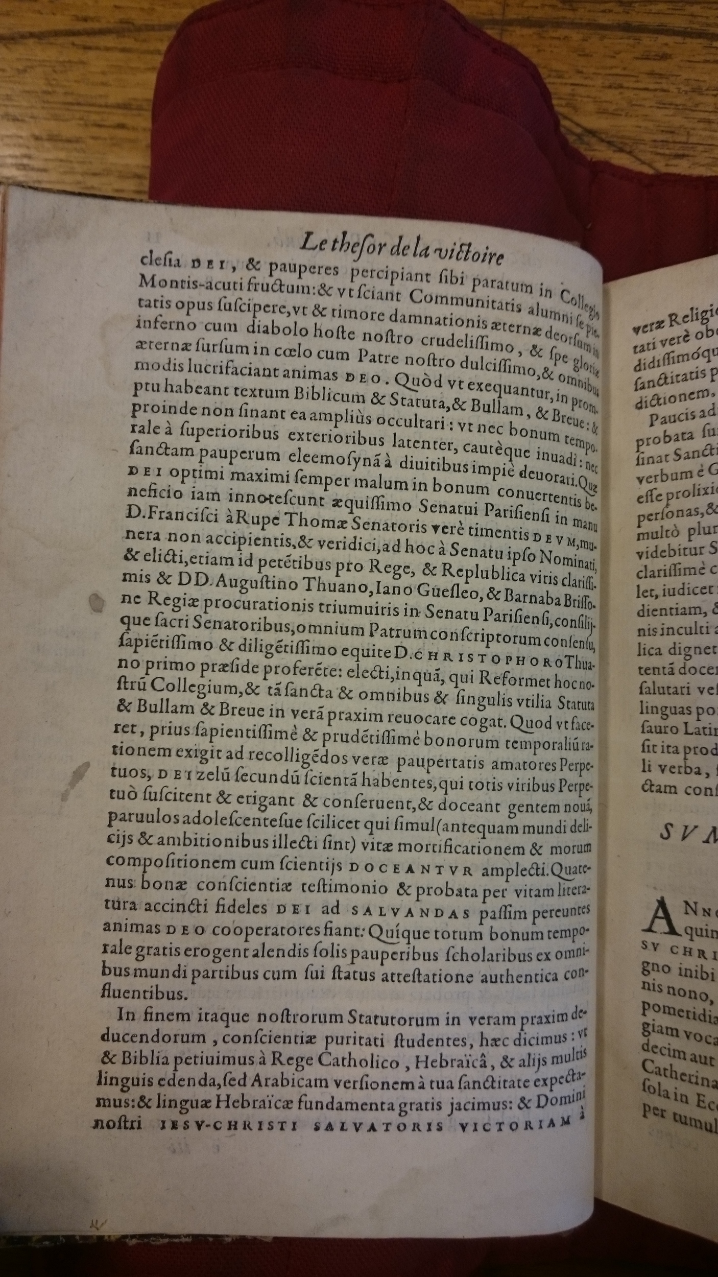 1578 - Nicolas Chesneau - Trésor et entière histoire de la triomphante victoire du corps de Dieu sur l’esprit malin - BM Lyon