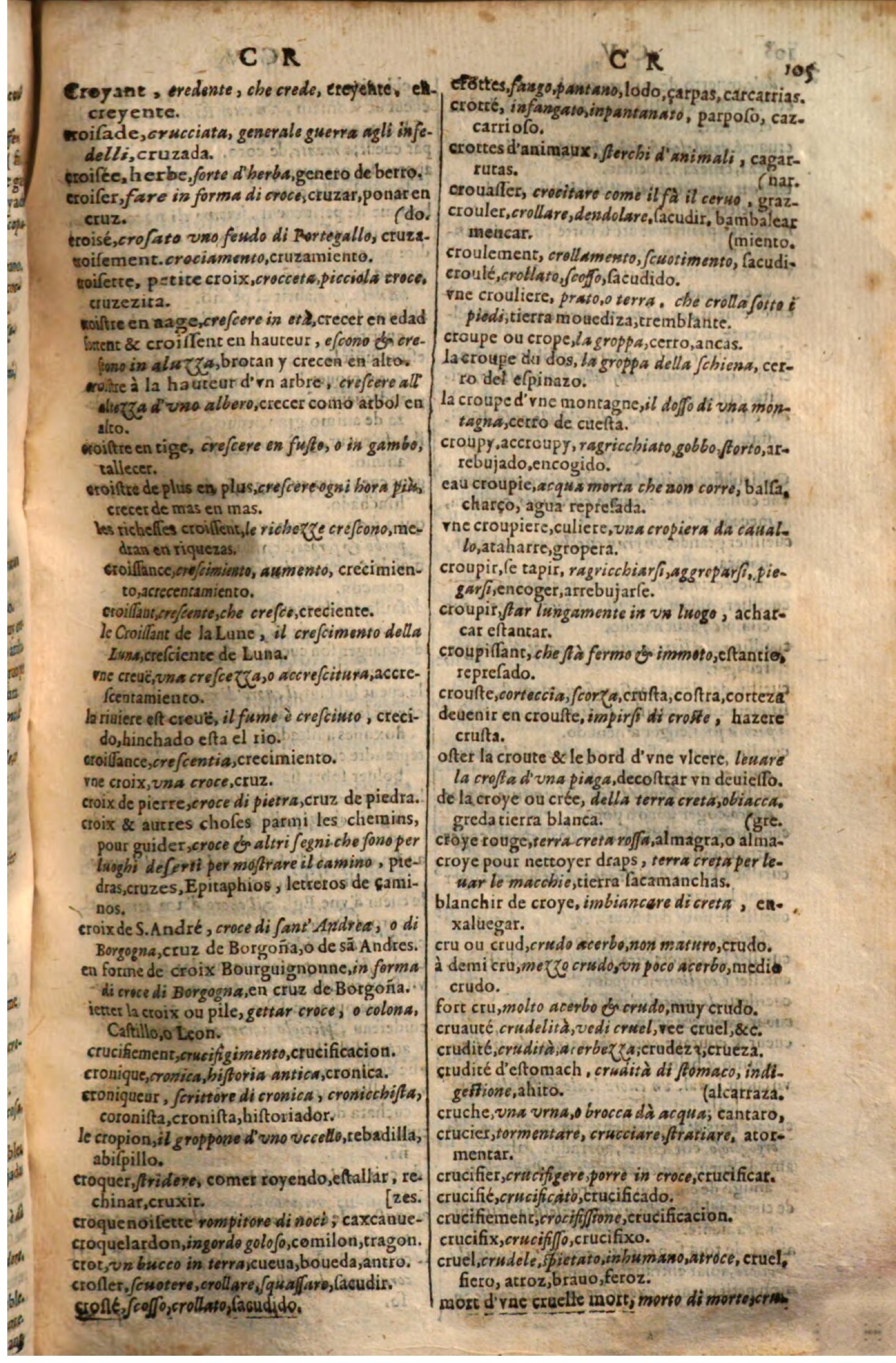 1644 - Jacques Crespin - Trésor des trois langues - Passau 1644 - Jacques Crespin - Trésor des trois langues - Passau