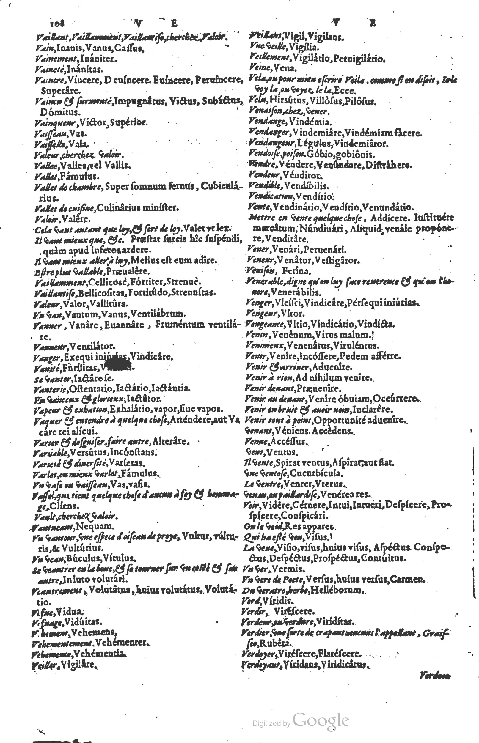 1578 - Louis Cloquemin - Trésor des mots et traits français - BSB Munich