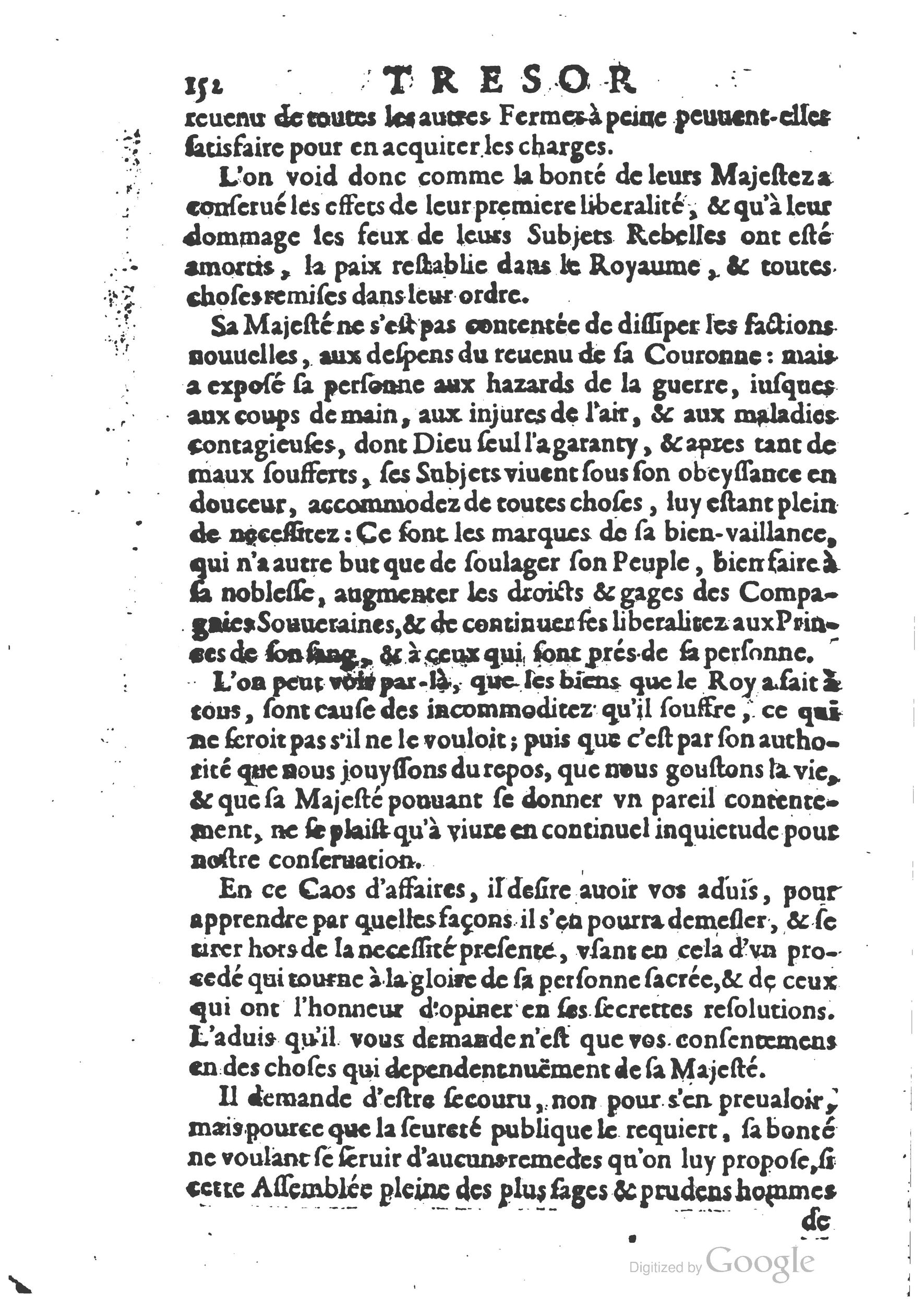 1654 - Michel Bobin - Trésor des harangues, remontrances et oraisons funèbres - BM Lyon