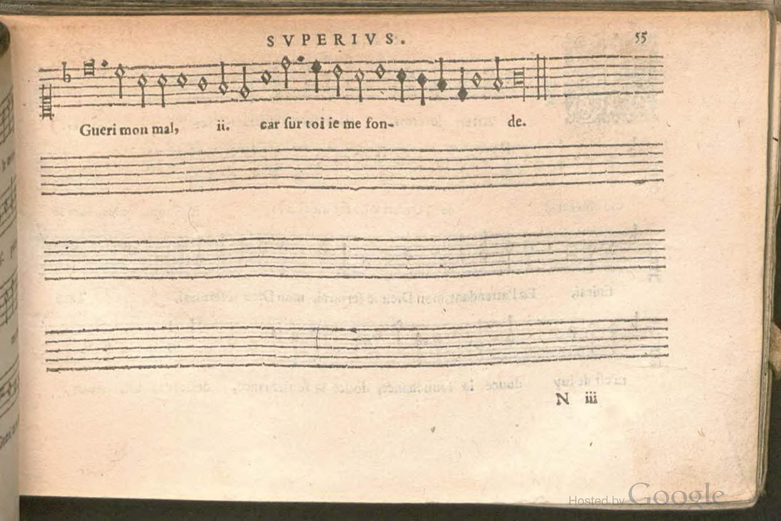 1576 - [Pierre de Saint-André] - Trésor de musique d’Orlande de Lassus Superius - BSB Munich