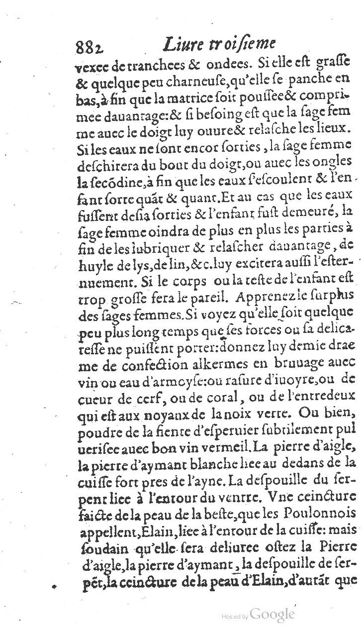 1585 - Jacques du Puis - Trésor des remèdes secrets pour les maladies des femmes - BnF