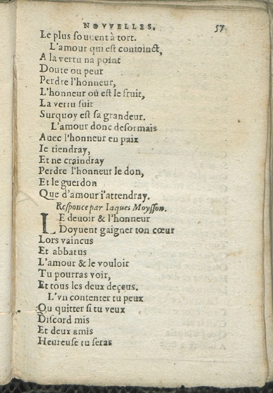 1575 - Pierre Brenouzet - Trésor de tous les recueils de chansons, tant amoureuses, rustiques, que musicales - Det KLG Copenhague