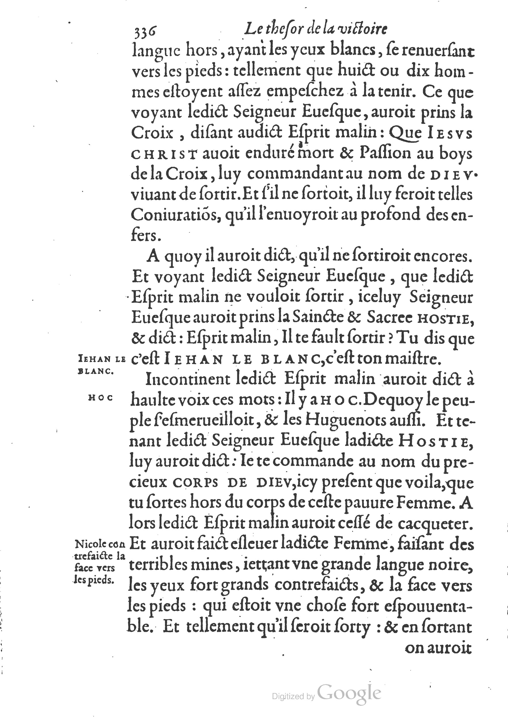 1578 - Nicolas Chesneau - Trésor et entière histoire de la triomphante victoire du corps de Dieu sur l’esprit malin - British Library 1578 - Nicolas Chesneau - Trésor et entière histoire de la triomphante victoire du corps de Dieu sur l’esprit malin - British Library