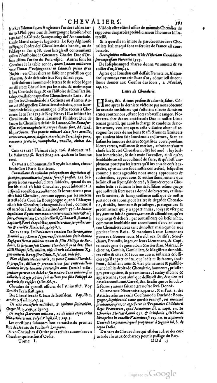 1629 - Veuve Nicolas Buon - Trésor du droit français (21754 T. 1) - BM Lyon