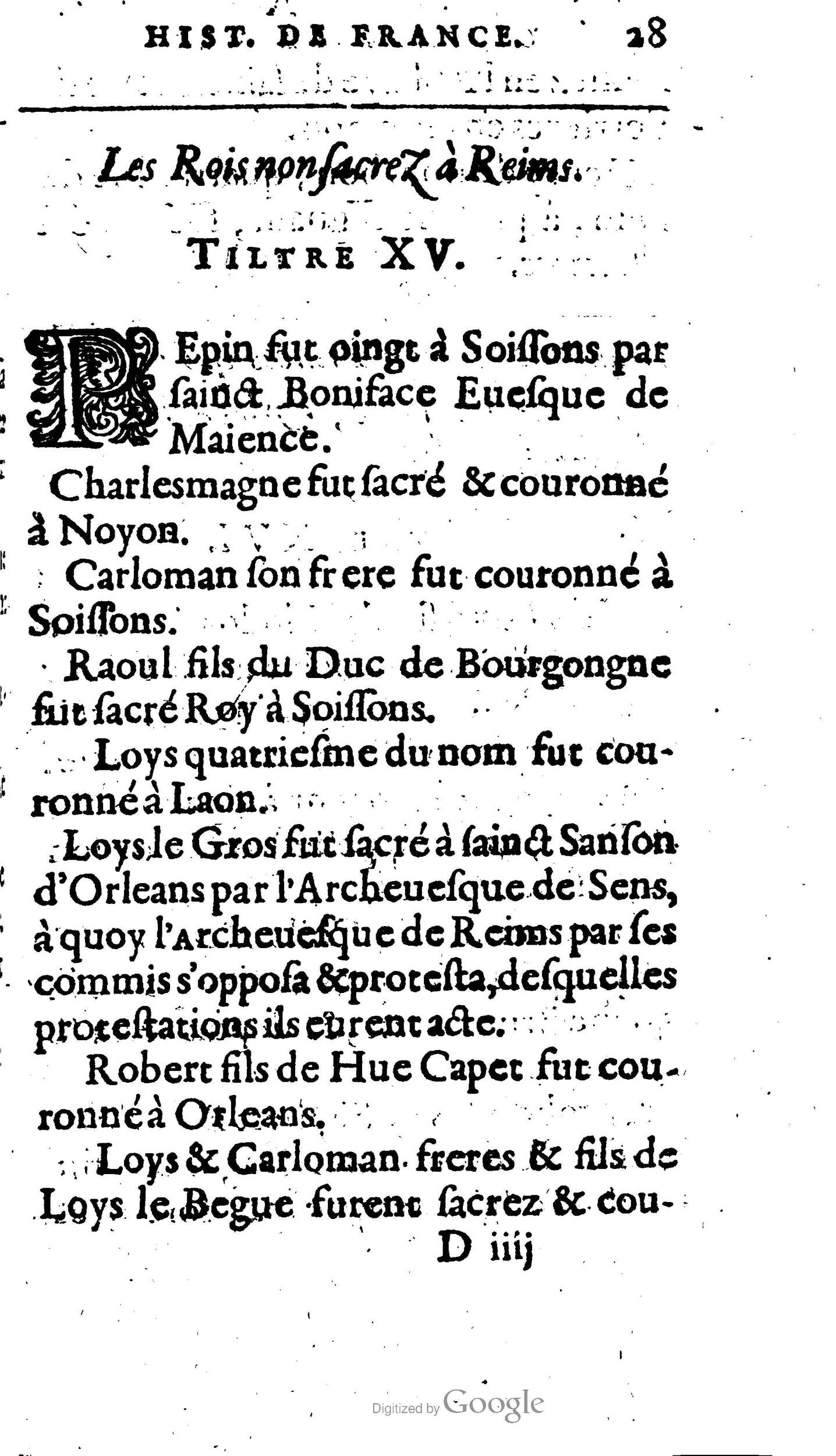 1604 - Galiot Corrozet - Trésor des histoires de France - BnF Arsenal