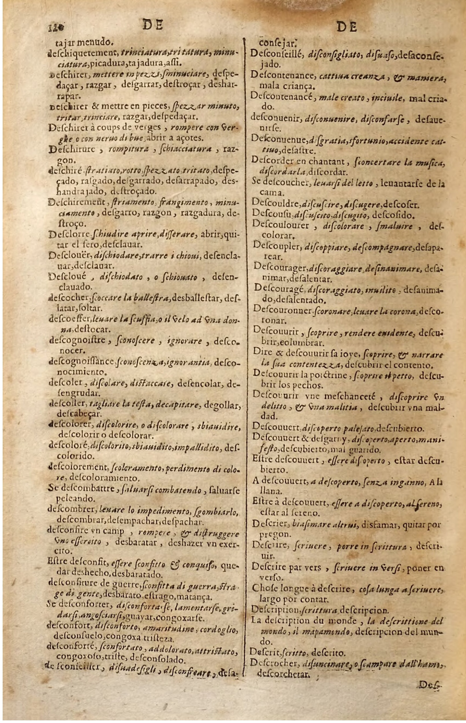1627 - Jacques Crespin - Trésor des trois langues (Seconde partie) - Regensburg