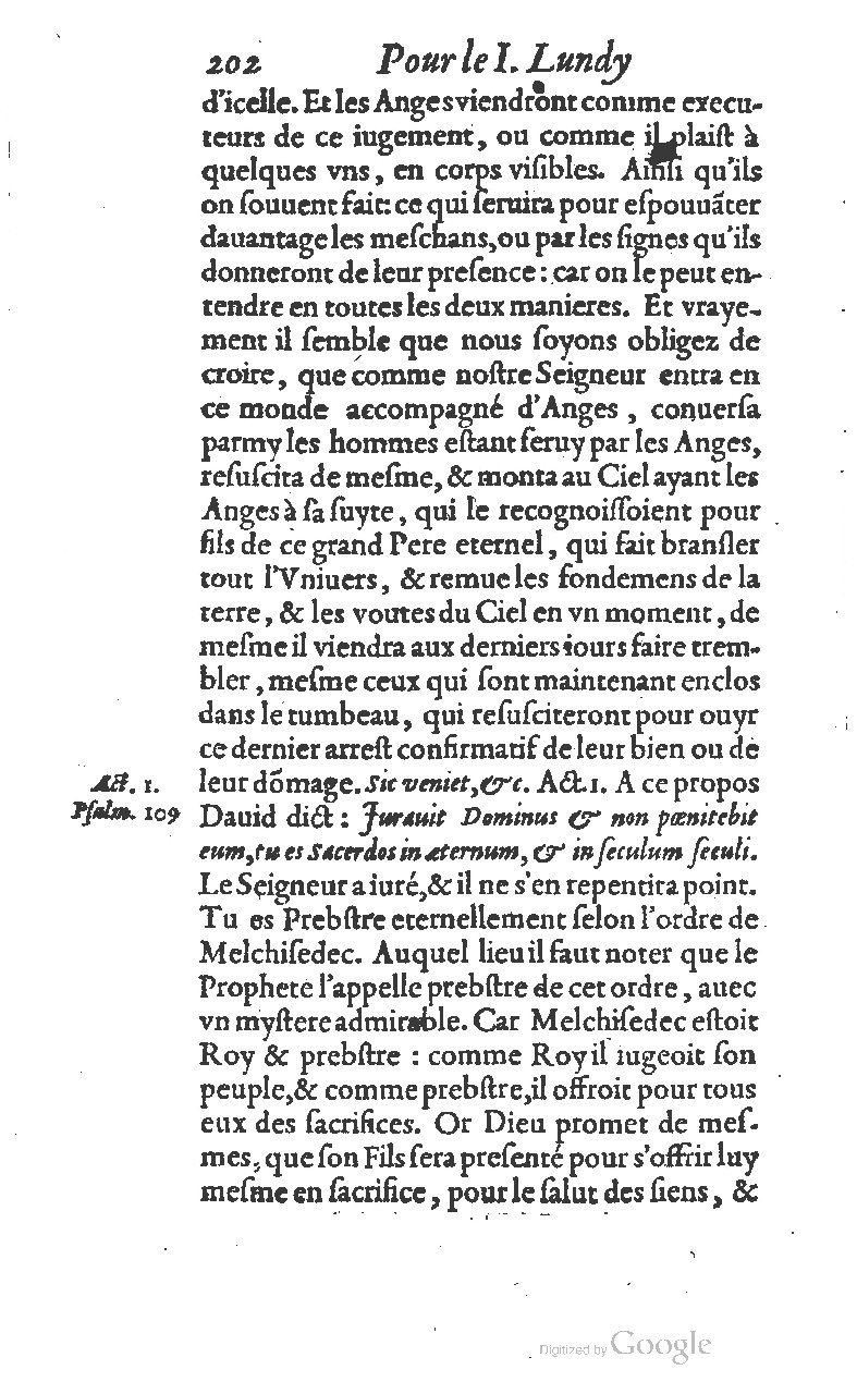 1607 - Nicolas Du Fossé - Trésor quadragésimal - T 01 - BM Lyon