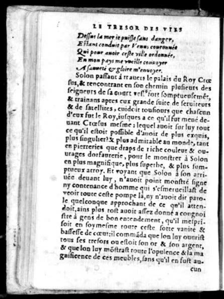 1574 - Benoît Rigaud - Trésor des vies de Plutarque - Avignon