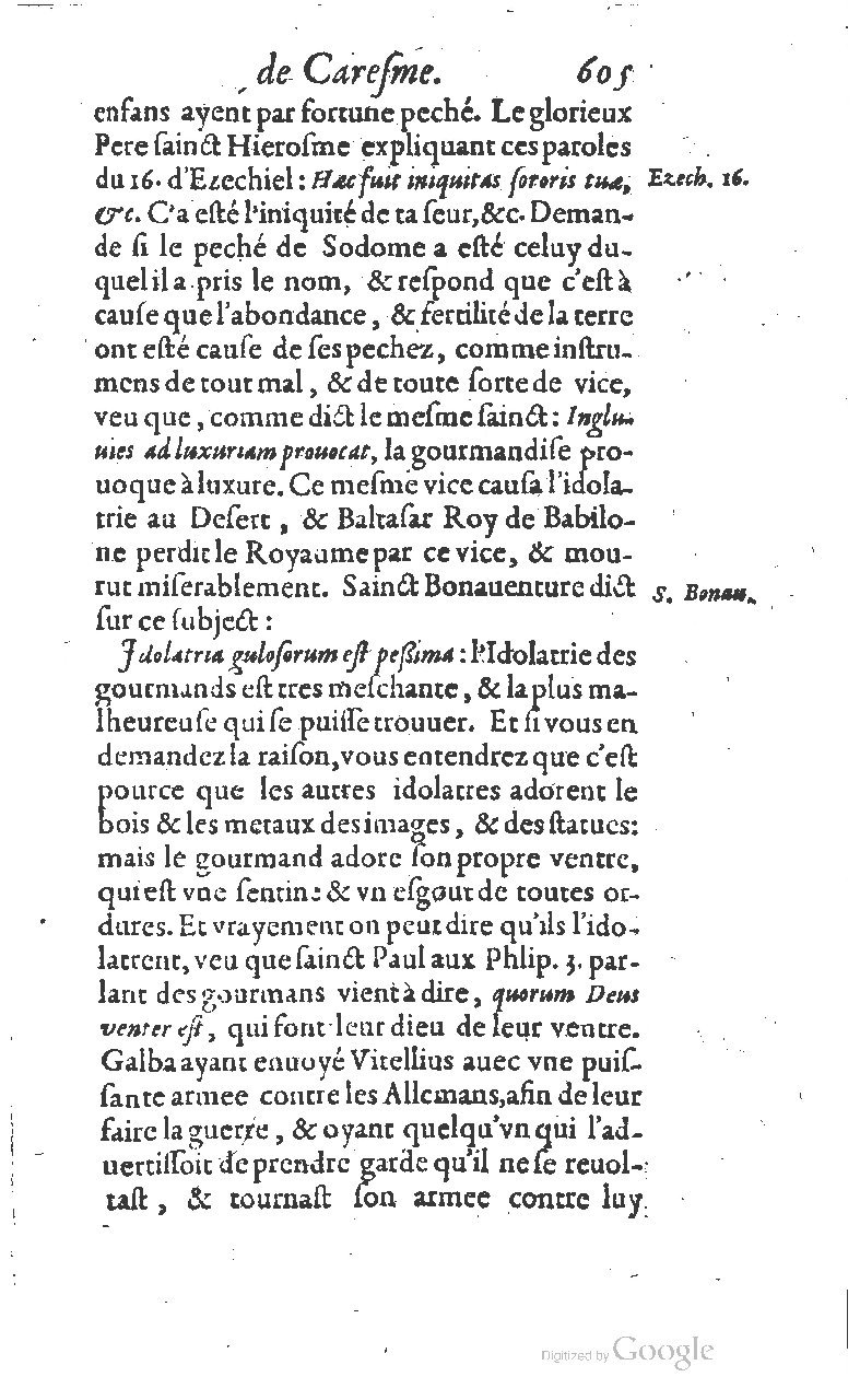 1607 - Nicolas Du Fossé - Trésor quadragésimal - T 01 - BM Lyon