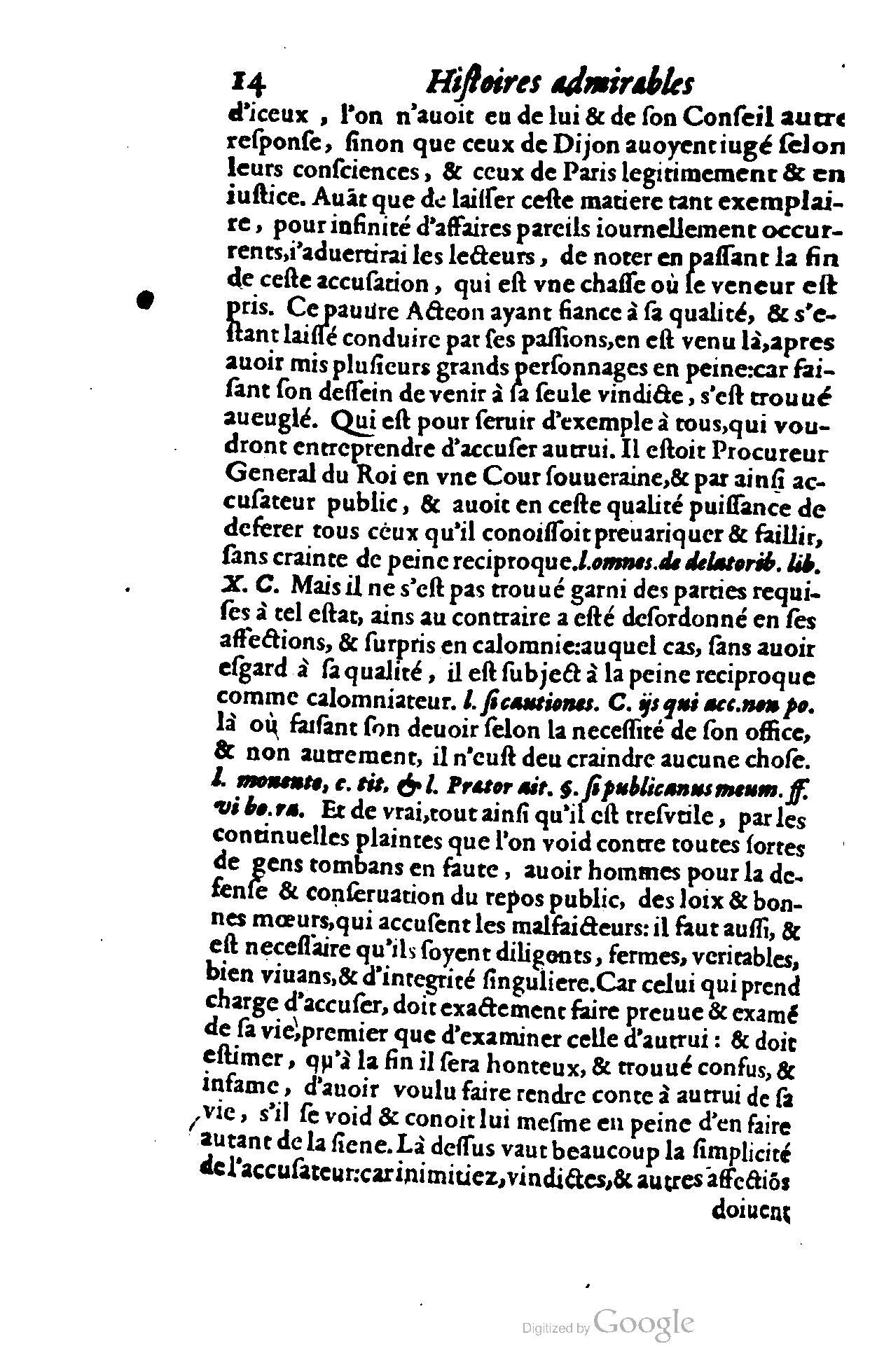 1620 - Samuel Crespin - Trésor d’histoires admirables et mémorables - BCU Lausanne