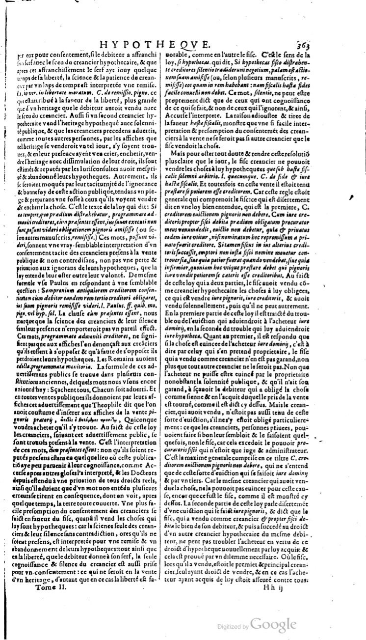 1629 - Veuve Nicolas Buon - Trésor du droit français (21754 T. 2) - BM Lyon