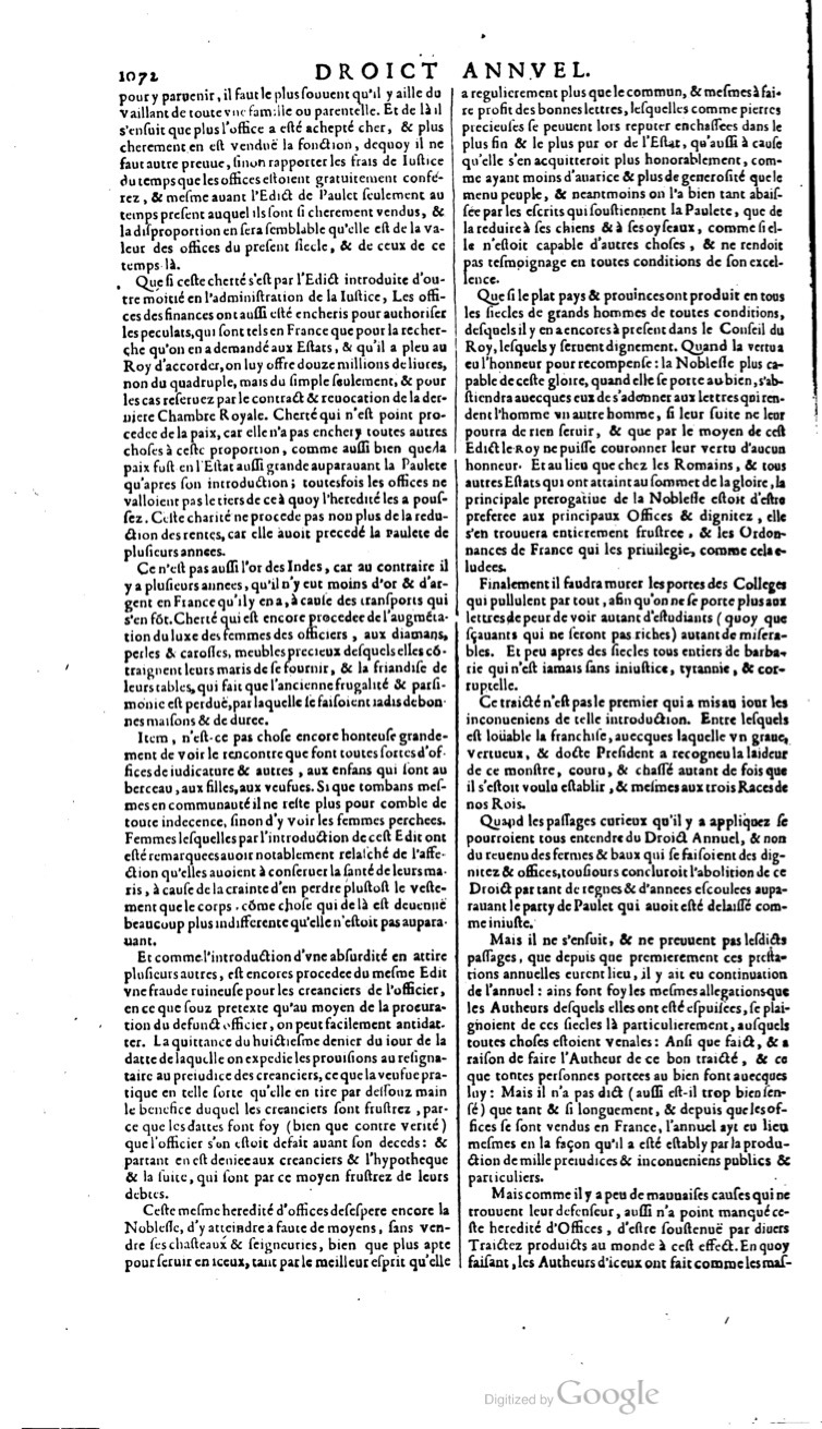 1629 - Veuve Nicolas Buon - Trésor du droit français (21754 T. 1) - BM Lyon