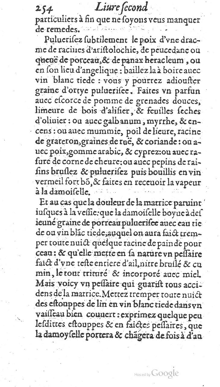 1585 - Jacques du Puis - Trésor des remèdes secrets pour les maladies des femmes - BnF 1585 - Jacques du Puis - Trésor des remèdes secrets pour les maladies des femmes - BnF