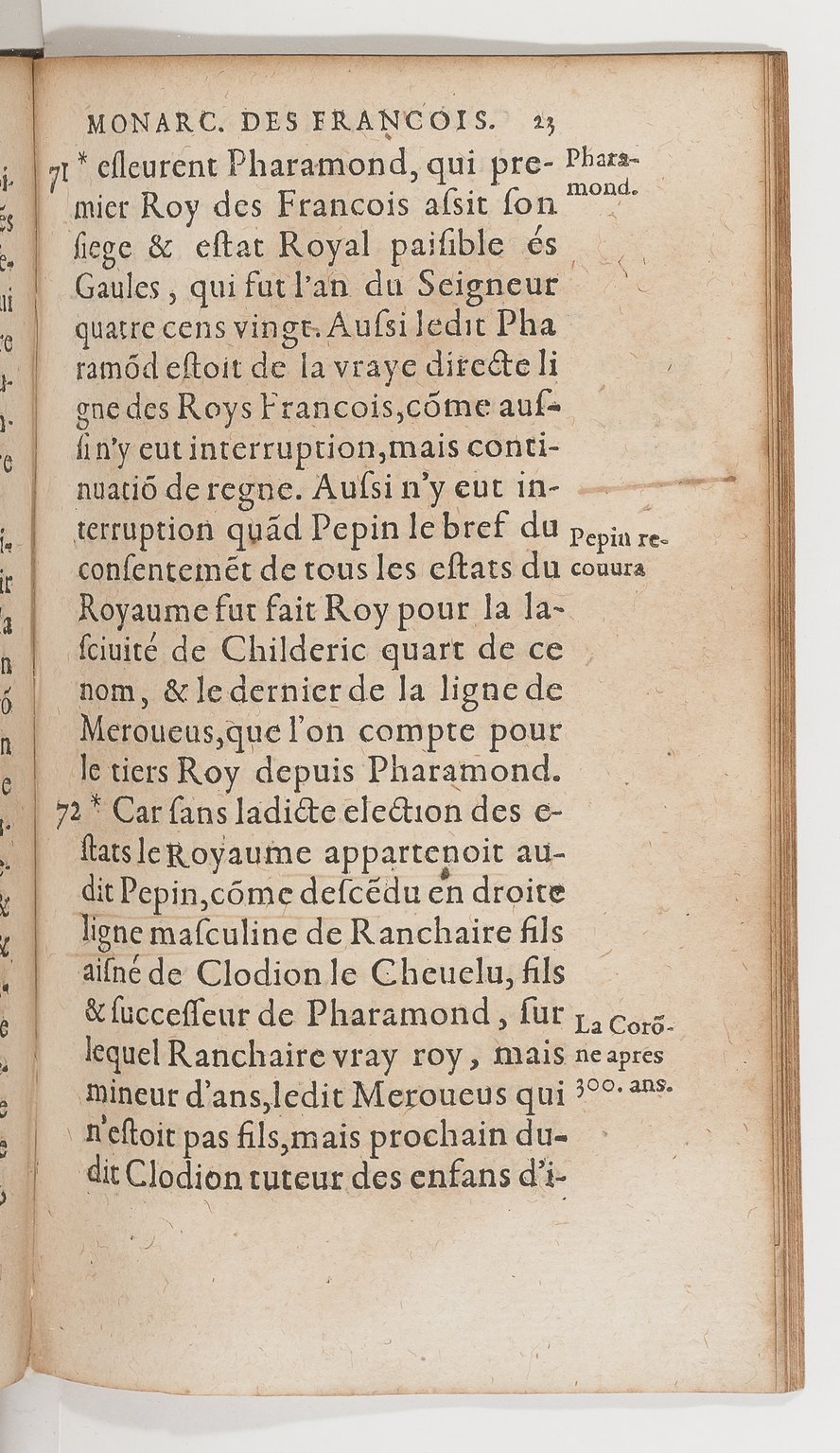 1583 - Galiot Corrozet - Trésor des histoires de France - BnF