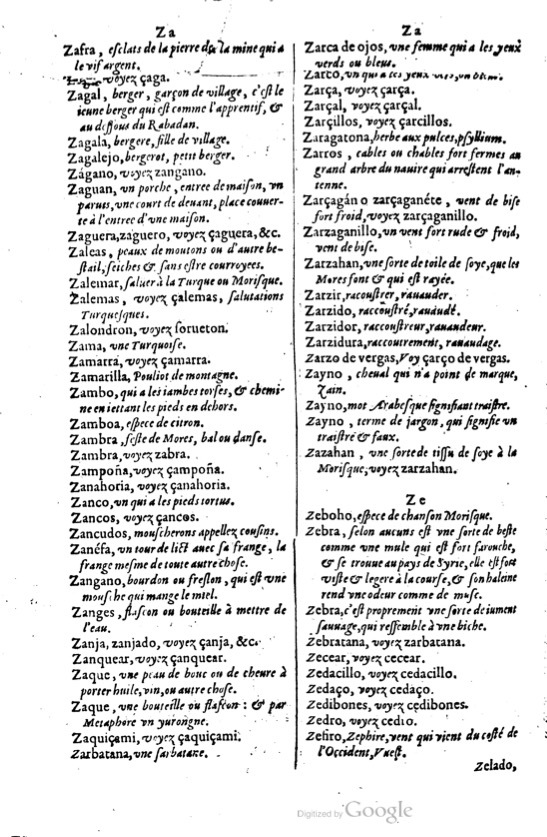 1621 - Adrian Tiffaine - Trésor des deux langues espagnole et française - BM Lyon