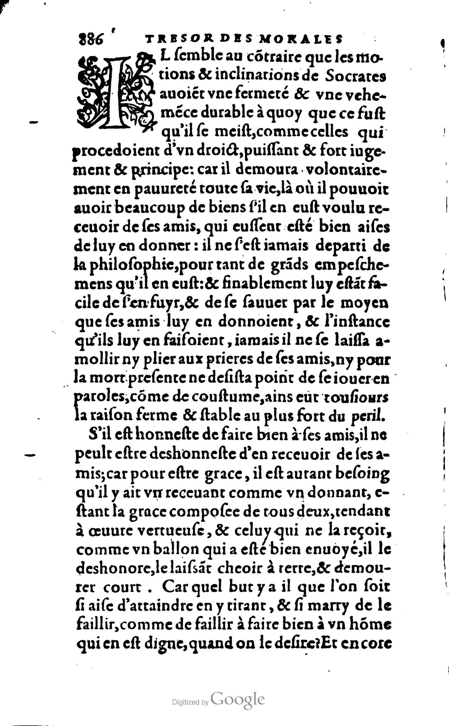 1578 - Jean Poupy - Trésor des morales de Plutarque - BSB Munich