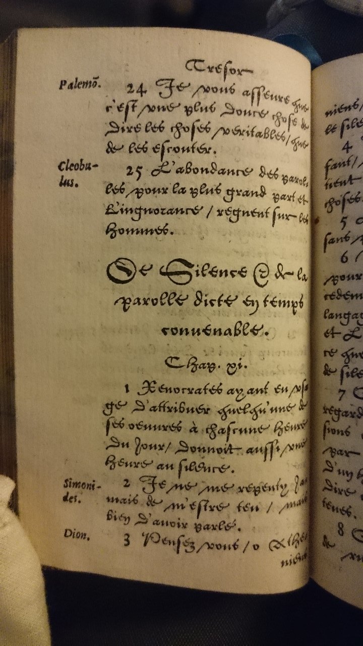 1560 - Jean Bellère - Trésor de vertu - British Library