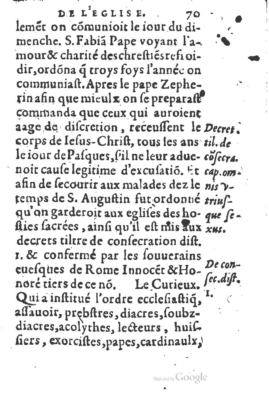 1578 - Jean de Bordeaux - Trésor de l’Église catholique - BM Lyon