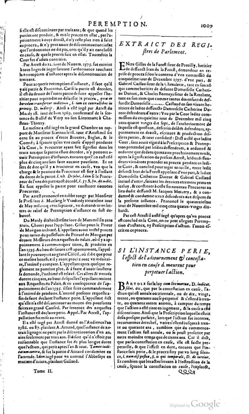 1629 - Veuve Nicolas Buon - Trésor du droit français (29620 T. 2) - BM Lyon