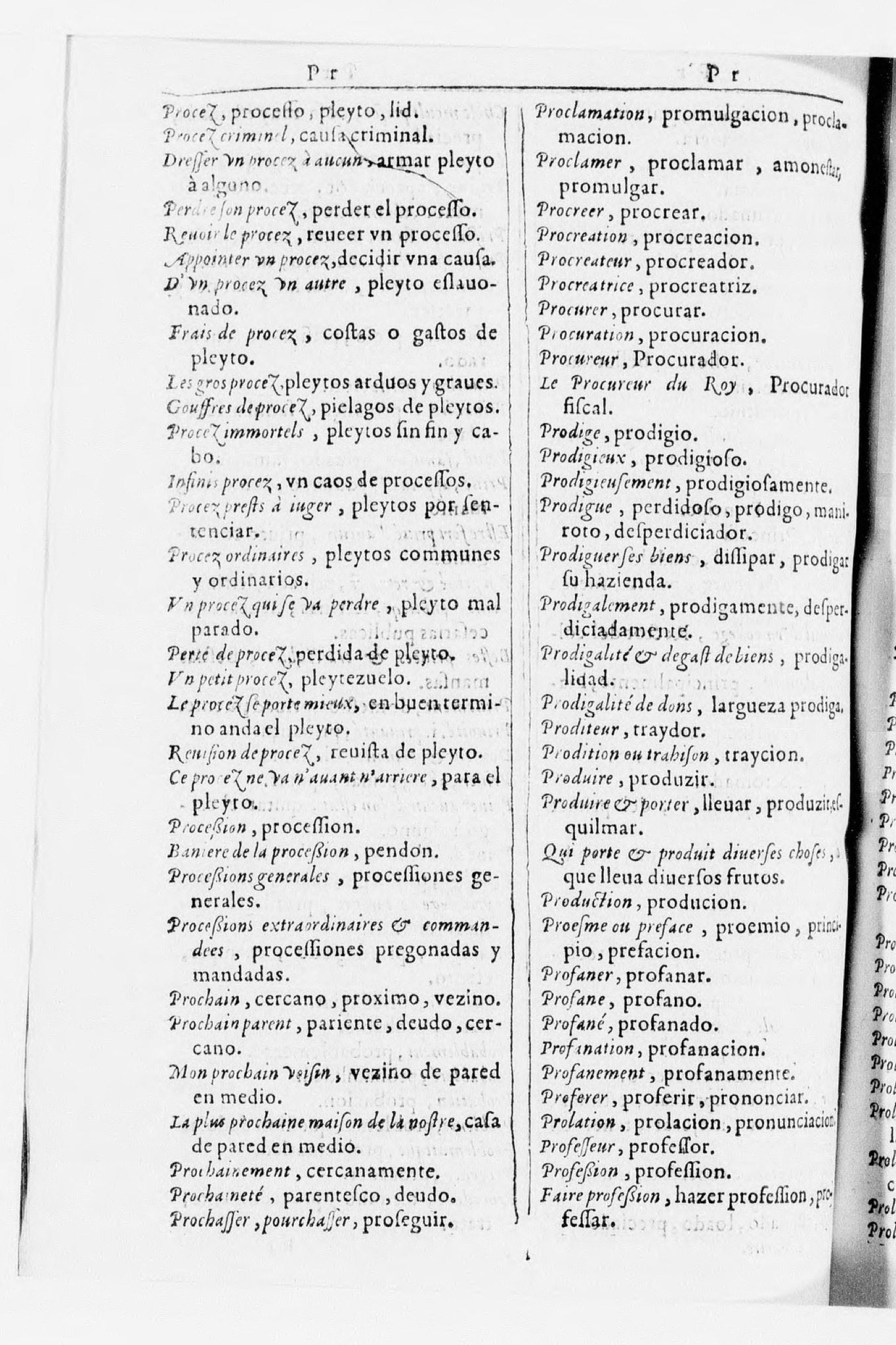 1616 - Veuve Marc Orry - Trésor des deux langues espagnole et française (Seconde partie) - BnF 1616 - Veuve Marc Orry - Trésor des deux langues espagnole et française (Seconde partie) - BnF