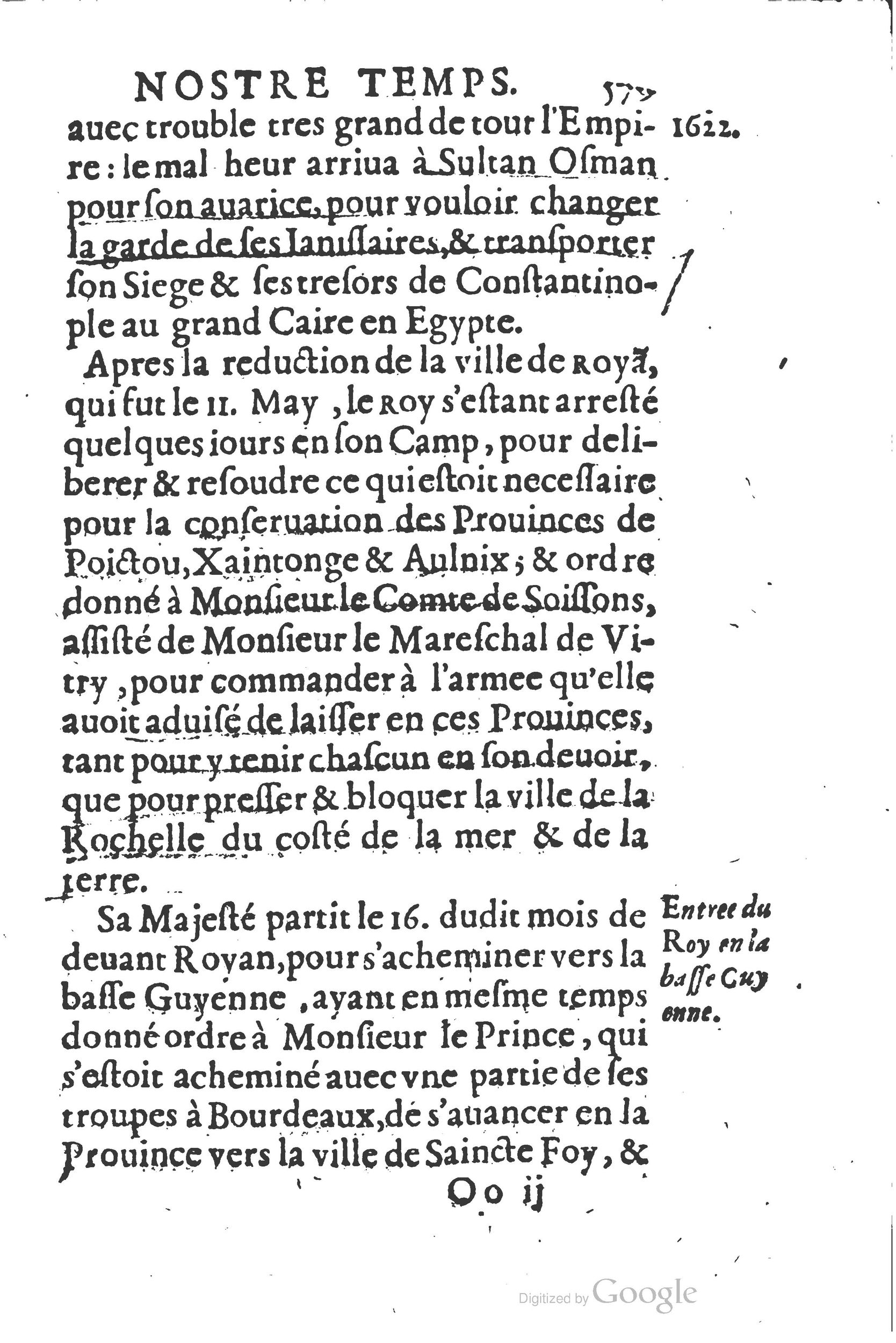 1626 - Joseph Bouillerot - Trésor de l’histoire générale de notre temps - BSB Munich