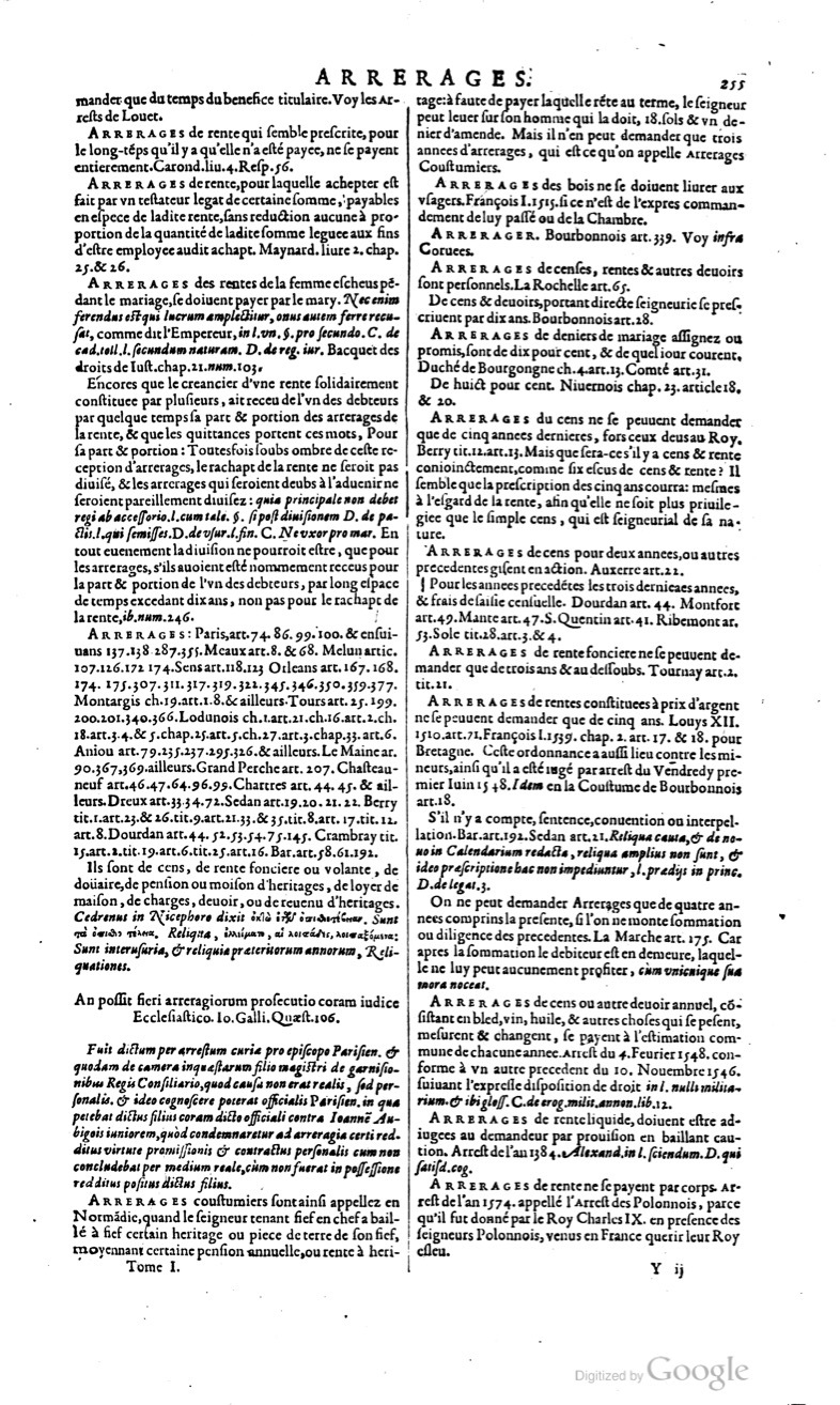 1629 - Veuve Nicolas Buon - Trésor du droit français (29620 T. 1) - BM Lyon
