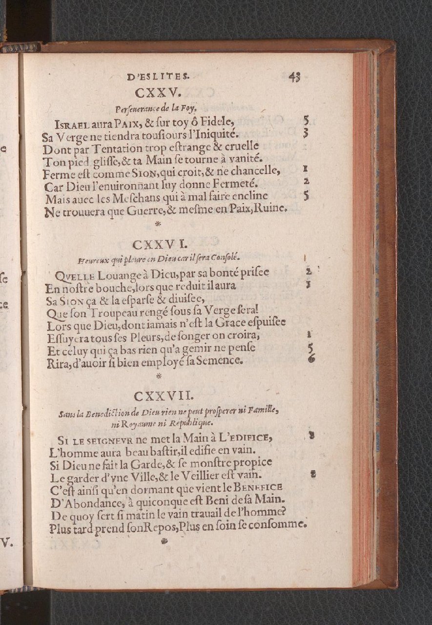 1577 - Jean de Laon - Trésor des 150 psaumes de David - Genève