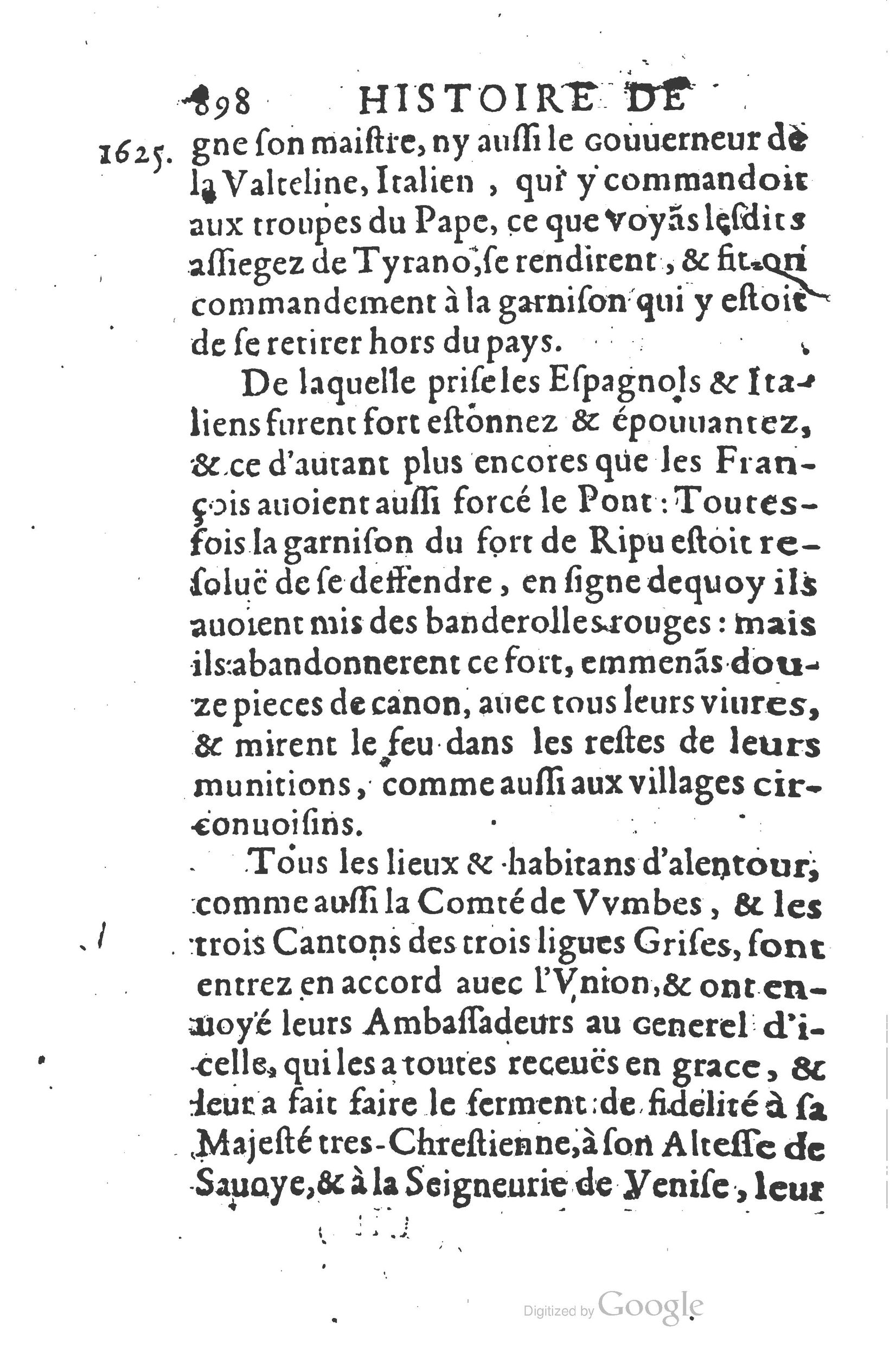 1626 - Joseph Bouillerot - Trésor de l’histoire générale de notre temps - BSB Munich