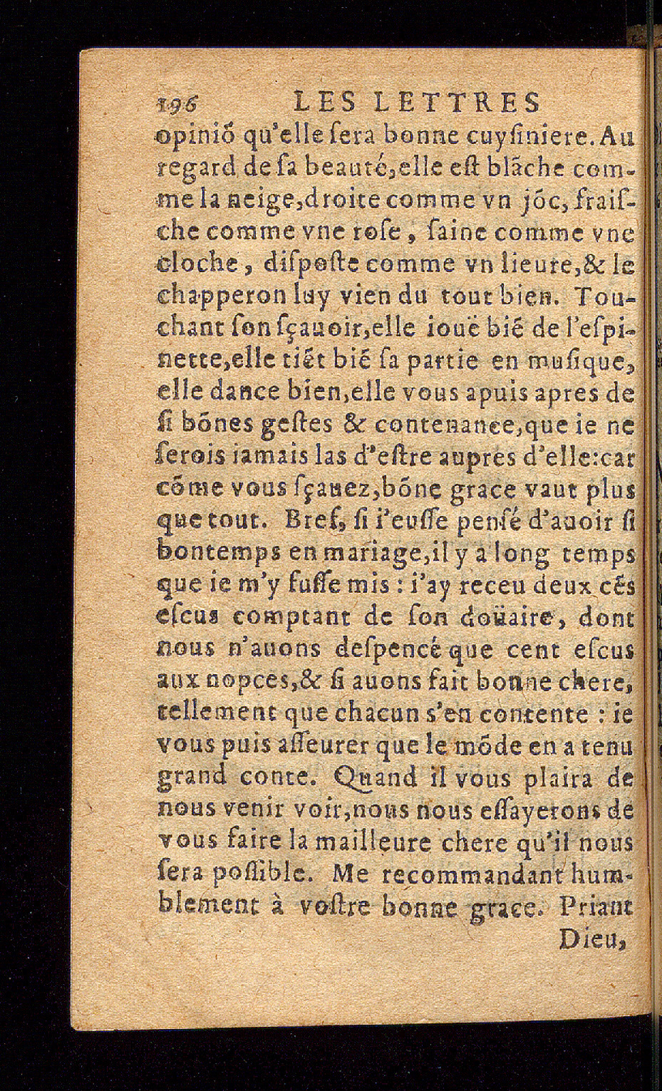 1614 - Barthélemy Vincent - Élite et Trésor des lettres missives - Bâle