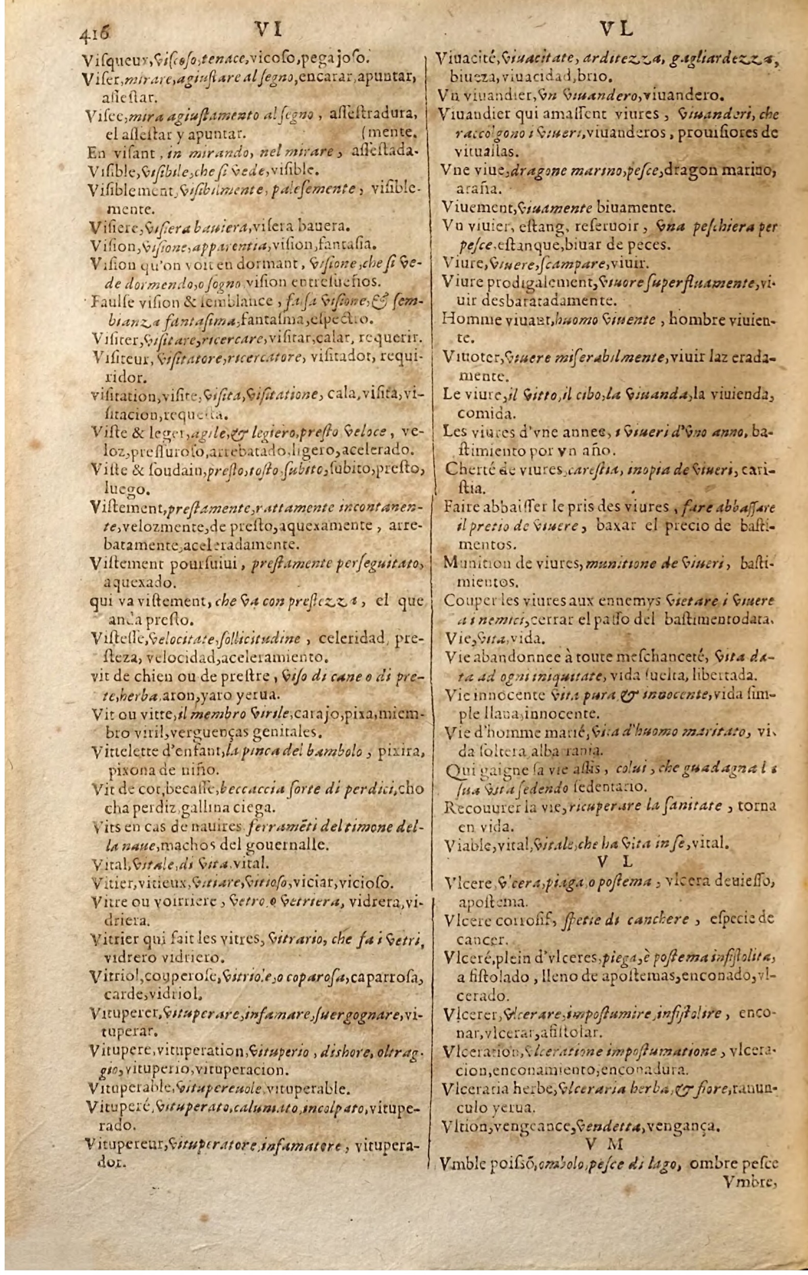 1627 - Jacques Crespin - Trésor des trois langues (Seconde partie) - Regensburg