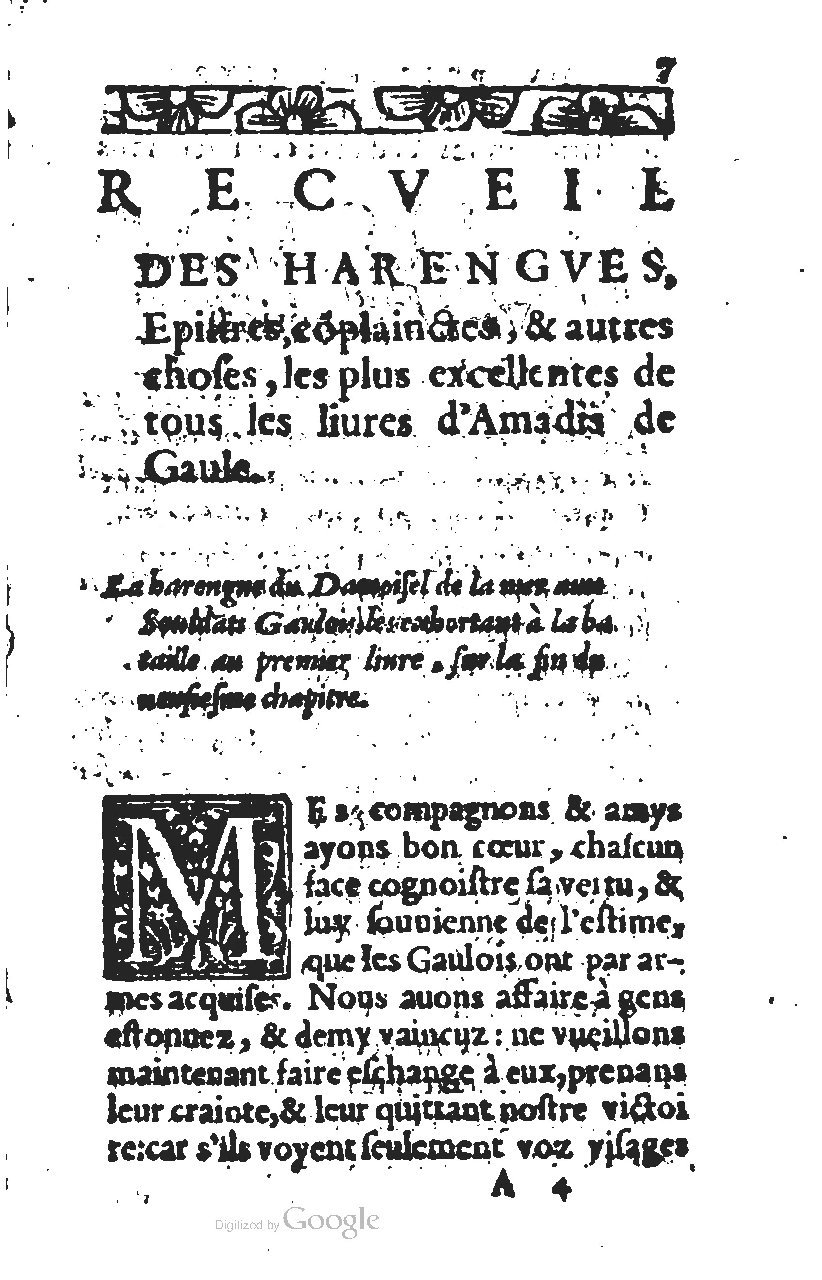1567 - Jean Pygot - Trésor des Amadis - BM Lyon 1567 - Jean Pygot - Trésor des Amadis - BM Lyon