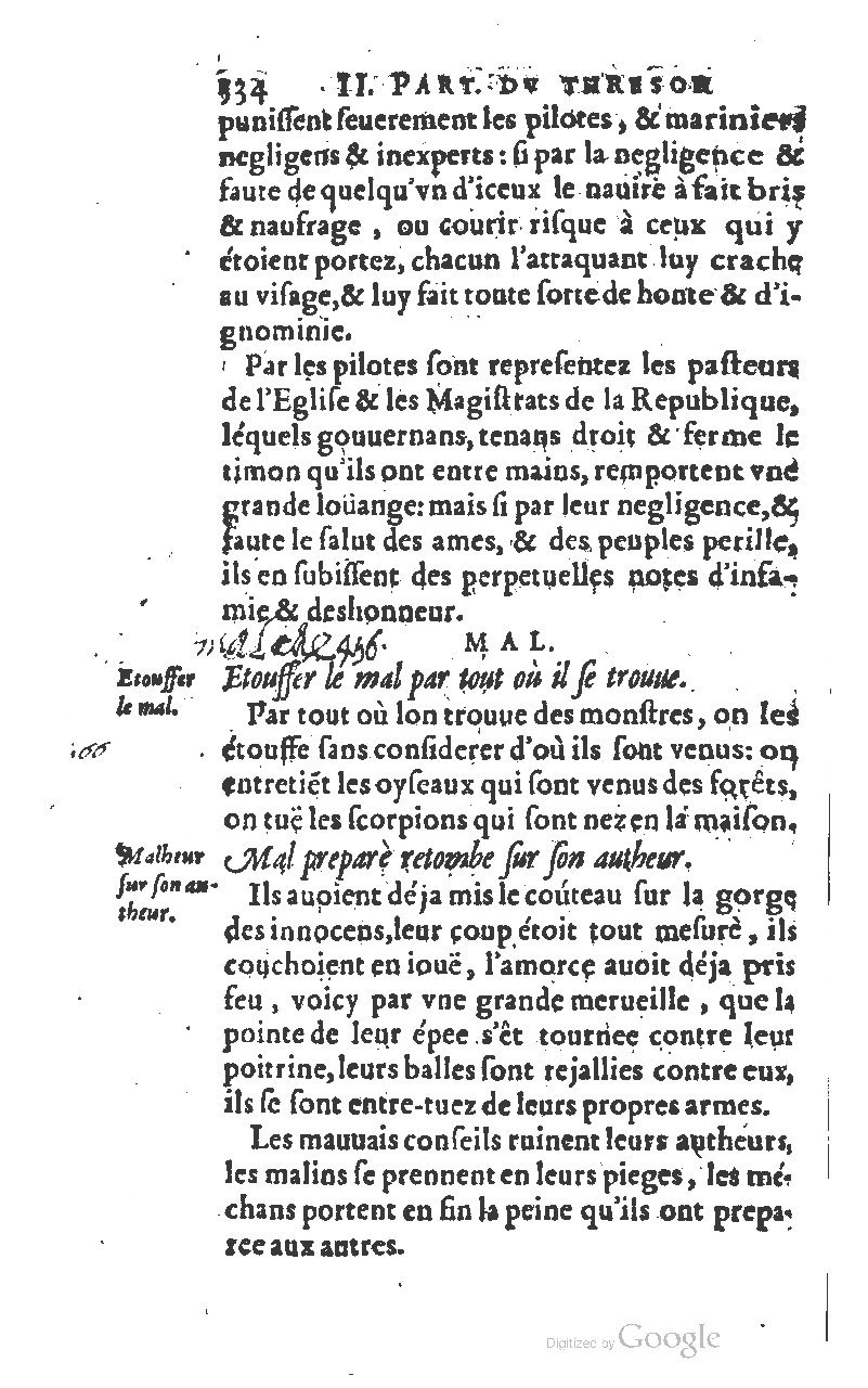 1610 - Louis Coste - Trésor de l’éloquence française (Seconde partie) - BM Lyon