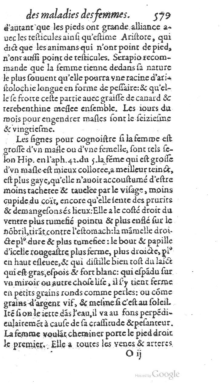 1585 - Jacques du Puis - Trésor des remèdes secrets pour les maladies des femmes - BnF