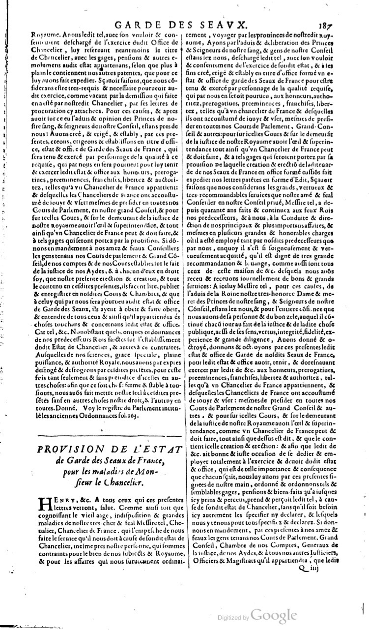 1629 - Veuve Nicolas Buon - Trésor du droit français (21754 T. 2) - BM Lyon