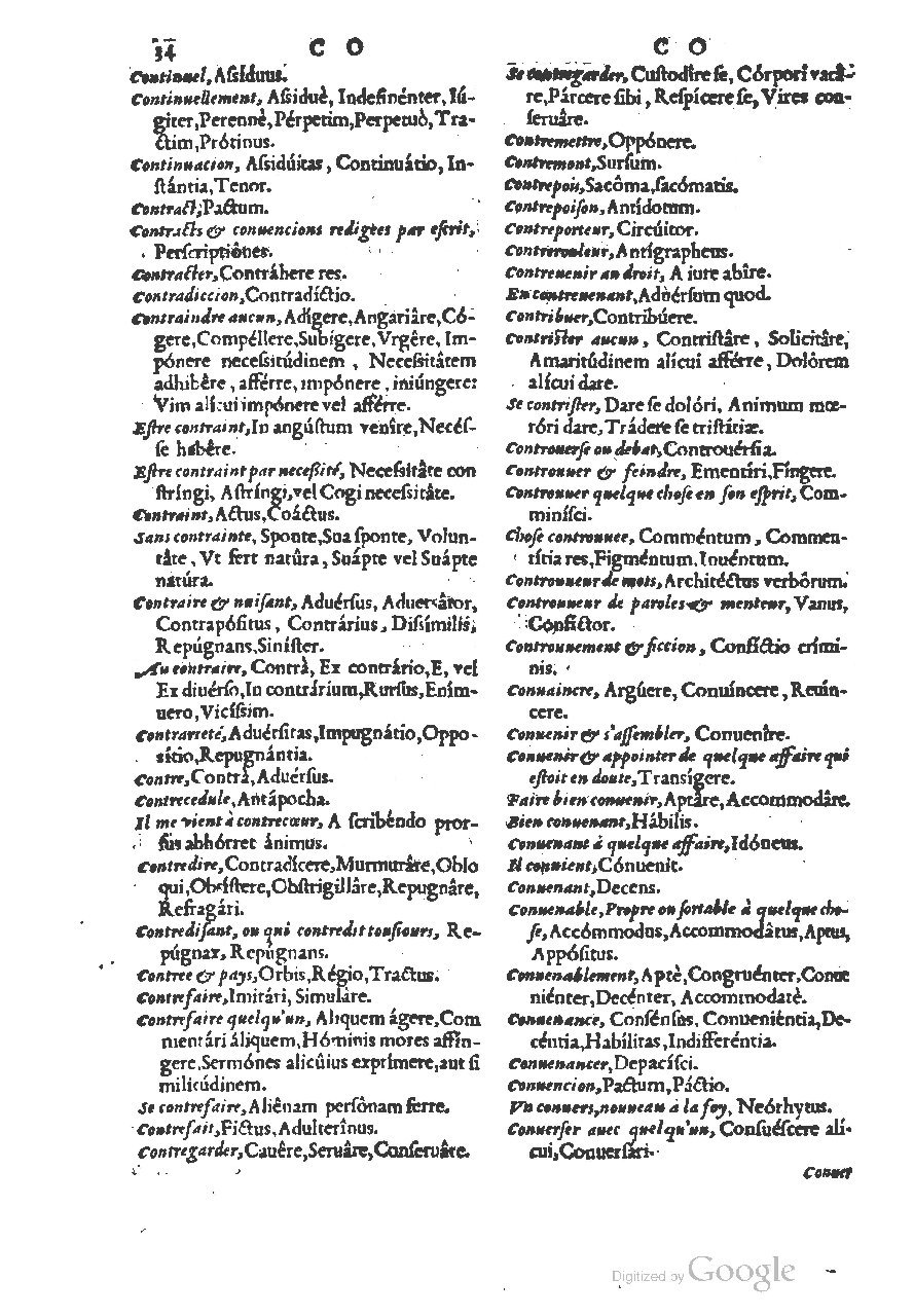 1558 - Guillaume Rouillé - Trésor des mots et traits français - BSB Munich