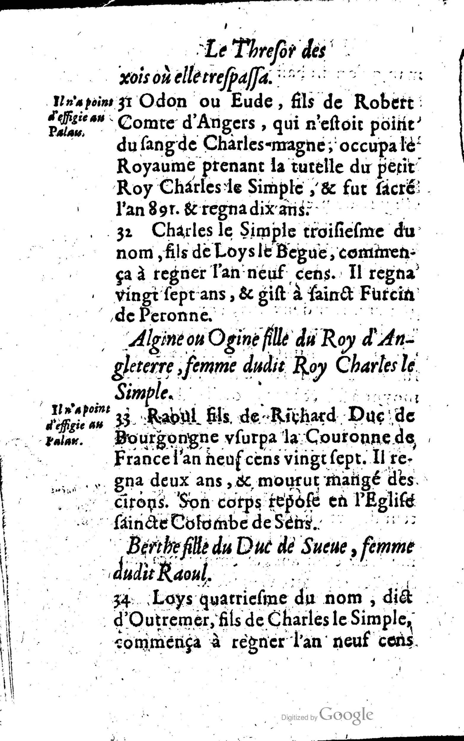 1619 - Jean Corrozet - Trésor des histoires de France - Anvers Musée Plantin-Moretus